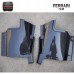 For 2004-2009 F430 Style Engine Compartment Plate Assemblies 2pcs