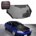 2002-2006 Integra DC5 RSX OEM Carbon Fiber Black Hood Bonnet New High Glossy Finish 3K Twill Weave for Retrofit/Upgrade