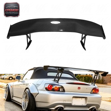 Carbon Fiber 3k Twill Weave High Gloss Rear Spoiler Wing for 1999-2002 S2000 AP1 AP2 JS RACING 1600MM TYPE-1 GT WING Single Carbon Fiber 3k Twill Weave High Gloss Rear Spoiler Wing for 1999-2002 S2000 AP1 AP2 JS RACING 1600MM TYPE-1 GT WING Single