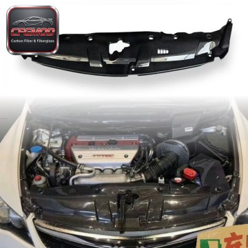 Carbon Fiber Radiator Cooling Plate Panel for Honda Civic FD2 2005-2012 Type-R Engine Bay Radiator Shroud Cover Tuning Parts Carbon Fiber Radiator Cooling Plate Panel for Honda Civic FD2 2005-2012 Type-R Engine Bay Radiator Shroud Cover Tuning Parts