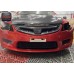 EVS Style Carbon Fiber Front Bumper Canards for Honda Civic FL5 Self-Adhesive Front Winglets Splitter Fins Tuning Parts