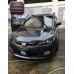 EVS Style Carbon Fiber Front Bumper Canards for Honda Civic FL5 Self-Adhesive Front Winglets Splitter Fins Tuning Parts