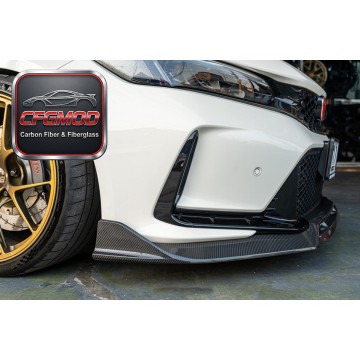 AD Style Carbon Fiber Front Lip for Honda Civic FL5 Type R Front Bumper Splitter Spoiler Tuning Parts AD Style Carbon Fiber Front Lip for Honda Civic FL5 Type R Front Bumper Splitter Spoiler Tuning Parts