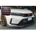 AD Style Carbon Fiber Front Lip for Honda Civic FL5 Type R Front Bumper Splitter Spoiler Tuning Parts