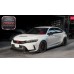 AD Style Carbon Fiber Front Lip for Honda Civic FL5 Type R Front Bumper Splitter Spoiler Tuning Parts