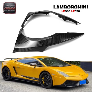 Glass Fiber 2008-2012 Gallardo LP560 LP570 OEM Style Front Fender (Pair) 2 Pcs
