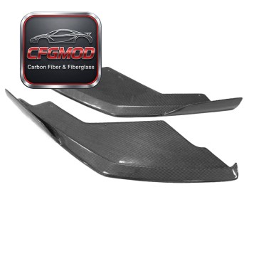 For Lamborghini Huracan LP580 LP610 DMC Style Carbon Fiber Front Lip Corner Splitters