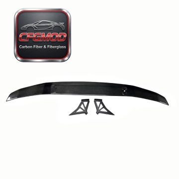 For Lamborghini Huracan LP580 LP610 Carbon Fiber Rear Wing Spoiler Aero Top Wing