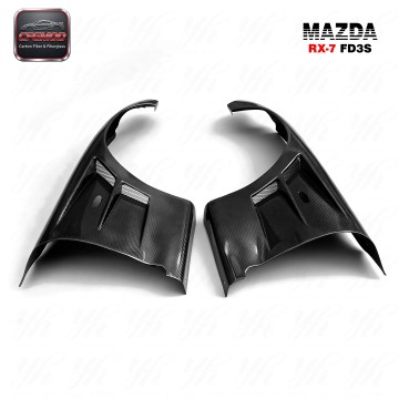 Auto Parts Black Carbon Fiber CF Bodykit for 1992-1997 RX7 FD3S BN-Sports Style Front Fenders +25mm Auto Parts Black Carbon Fiber CF Bodykit for 1992-1997 RX7 FD3S BN-Sports Style Front Fenders +25mm