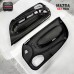 1992-1997 RX7 FD3S Inner Door RHD Panel Replacement Door Card Cover Trim 2 Pcs Carbon Fiber Black