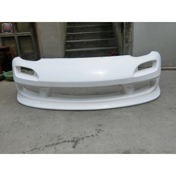 New Black RX7 FD3S Mazdaspeed Glass Fiber Front Bumper FRP for 2000-2002 Retrofit/Upgrade