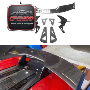For McLaren 540C 570S Dry Carbon Fiber Rear Wing Spoiler For McLaren 540C 570S Dry Carbon Fiber Rear Wing Spoiler