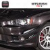 For Evo 10 Carbon Fiber Bumper Canard Carbon