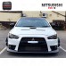 For Evo 10 Carbon Fiber Bumper Canard Carbon