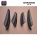 For Evo 10 Carbon Fiber Bumper Canard Carbon