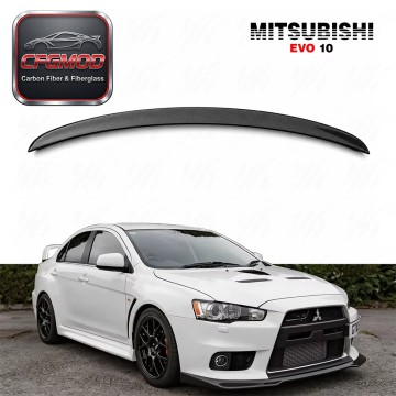 FOR 2008-2012 EVO 10 Rear Trunk Spoiler Carbon Fiber CF FOR 2008-2012 EVO 10 Rear Trunk Spoiler Carbon Fiber CF