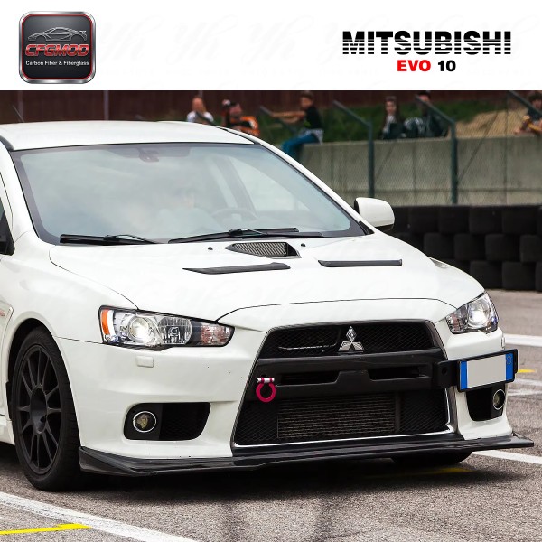 Black Carbon Fiber Front Lip Auto Parts for Evolution EVO10 with Black Carbon Fiber Front Lip Auto Parts for Evolution EVO10 with