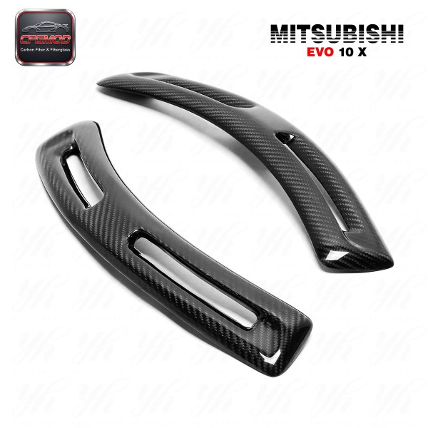 Carbon Fiber Evolution 10 EVO X FENDER VENTS (Pair) 2 Pcs CF Carbon Fiber Evolution 10 EVO X FENDER VENTS (Pair) 2 Pcs CF