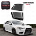 For EVO X Evolution 10 REAR BUMPER CORNER EXTENSION (pair) 2pcs Carbon Fiber CF