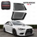 For EVO X Evolution 10 REAR BUMPER CORNER EXTENSION (pair) 2pcs Carbon Fiber CF