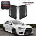 For EVO X Evolution 10 REAR BUMPER CORNER EXTENSION (pair) 2pcs Carbon Fiber CF