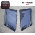 For EVO X Evolution 10 REAR BUMPER CORNER EXTENSION (pair) 2pcs Carbon Fiber CF