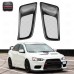 Carbon Fiber Evolution 10 EVO X RALLIART Step Bar (Pair) Black for Mitsubishi Lancer CF