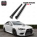 Black Carbon Fiber Sexy Style Side Skirt for Mitsubishi Lancer Evolution EVO X 10 with