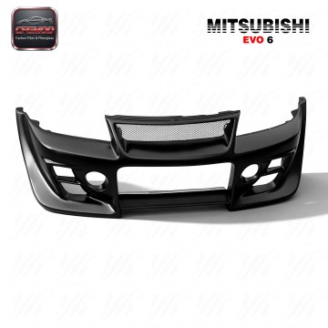 FOR Evolution EVO 6 DAMD Style Carbon Fiber Front Bumper FOR Evolution EVO 6 DAMD Style Carbon Fiber Front Bumper
