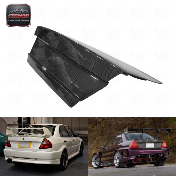 FOR EVO 4-6 EVO 6 STYLE REAR TRUNK BOOTLID CARBON FIBER Lancer Black Glossy Matte Finish Mitsubishi FOR EVO 4-6 EVO 6 STYLE REAR TRUNK BOOTLID CARBON FIBER Lancer Black Glossy Matte Finish Mitsubishi