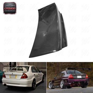 High Quality New Black Carbon Fiber Trunk for Mitsubishi Lancer Evolution 4 5 6 EVO 6 with Direct Installation