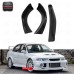 Carbon Fiber Black 3K Glossy Finish Limited Edition Extreme Style Front Lip (3pcs) for Evo 6 CF