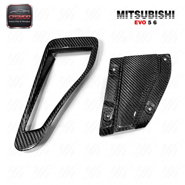 Carbon Fiber Evolution EVO 5 6 OEM Hood Scoop Vent CF