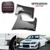 Evolution EVO 7 8 9 Lancer Front Fender Addon Side Air Panel 2pcs Carbon Fiber 1998-2001