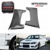 Evolution EVO 7 8 9 Lancer Front Fender Addon Side Air Panel 2pcs Carbon Fiber 1998-2001