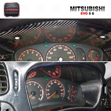 FOR Evolution 6 OEM Style Carbon Fiber Dash Surround (Full Replacement) FOR Evolution 6 OEM Style Carbon Fiber Dash Surround (Full Replacement)