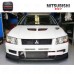 Evo 7 Carbon Fiber Front Lip-Black Polished Glossy Finish