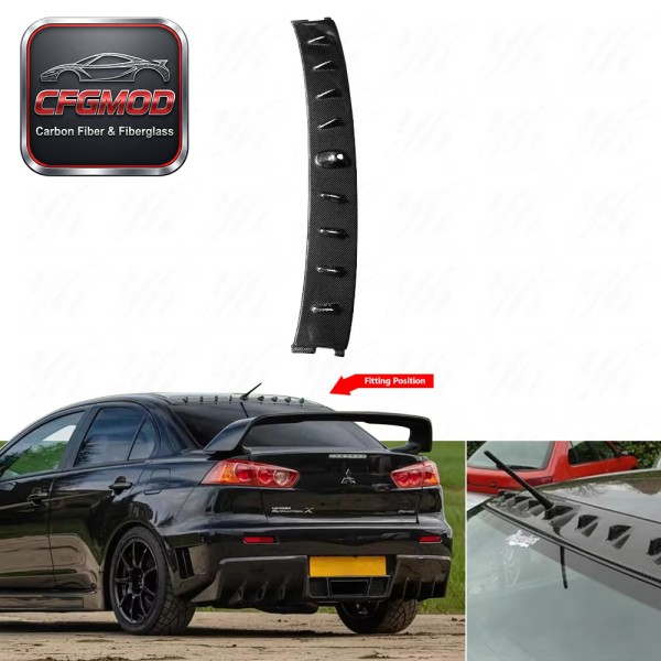 Carbon Fiber Evolution Evo 7 8 9 Vortex Air Generator CF Rear Wing