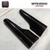 For Evolution EVO 7 8 9 Side Skirt Add on Spat Cover (Pair) CF Carbon Fiber Car Mudguards