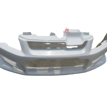 New High Quality Car Parts Bodykit FRP Fiber Glass Front Bumper for Lancer Evolution EVO 7 C-West Style Black Brand