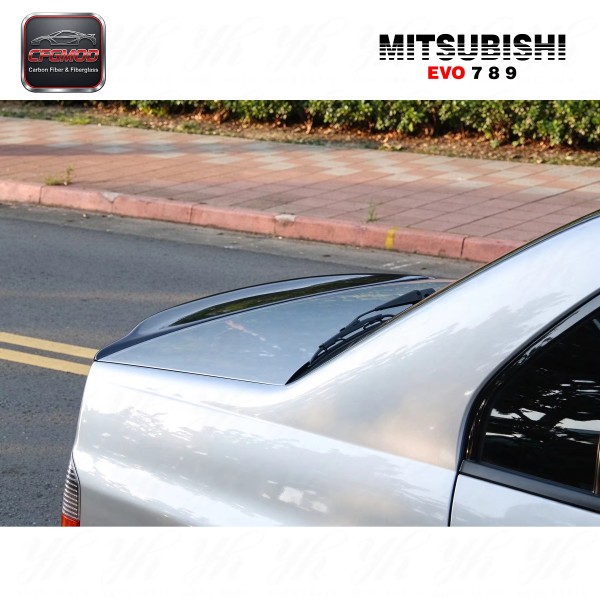 Carbon Fiber Do Luck Rear Trunk Spoiler Wing Duckbill for 2001-2007 Evolution EVO 7 8 9 Original Spoiler Needs to Be Removed