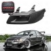 CF Carbon Fiber LHS & RHS Headlight Replacement 2 Pcs for 2001-2007 Lancer Evolution EVO 7 8 9