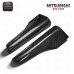 Auto Accessories Bodykit Carbon Fiber CF Side Skirt Addon Spat Extension Corner for 2001-2007 Lancer Evolution EVO 7 8 9
