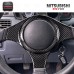 Carbon Fiber Steering Wheel Cover CF for Mitsubishi Lancer EVO 7 8 9 3k Twill Weave High Gloss Finish Black