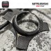 Carbon Fiber Steering Wheel Cover CF for Mitsubishi Lancer EVO 7 8 9 3k Twill Weave High Gloss Finish Black