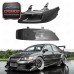 Glossy Carbon Fiber Rear Headlight Covers LHS RHS Lamp Shell for Mitsubishi Lancer Evolution EVO 7 8 9 VII VIII IX CT9A Pair