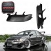 Glossy Carbon Fiber Rear Headlight Covers LHS RHS Lamp Shell for Mitsubishi Lancer Evolution EVO 7 8 9 VII VIII IX CT9A Pair