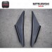 For Evolution 8 OEM Style Carbon Fiber Front Bumper Canard 2pcs