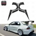 Brand Black FRP Carbon Fiber 2006-2007 Mitsubishi EVO 8 9 VC VTX Cyber Rear Over Fender