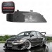 Carbon Fiber 3k Twill Wea for 2001-2007 Mitsubishi Lancer Evolution EVO 7 8 9 RHS Block-off Headlight Replacement 1pcs